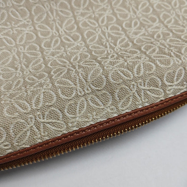Cubi Monogram Canvas Beige