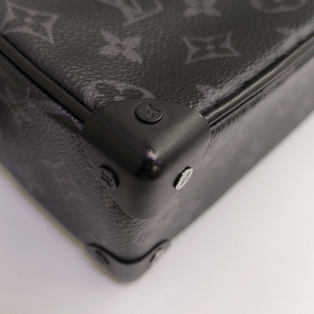 SOFT TRUNK Mini Monogram Coated Canvas Black