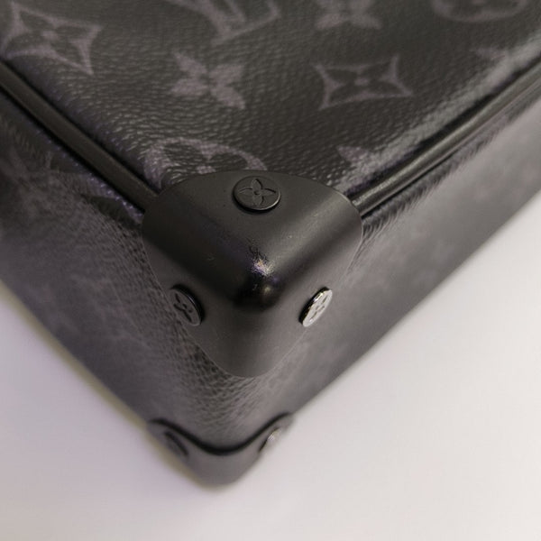SOFT TRUNK Mini Monogram Coated Canvas Black