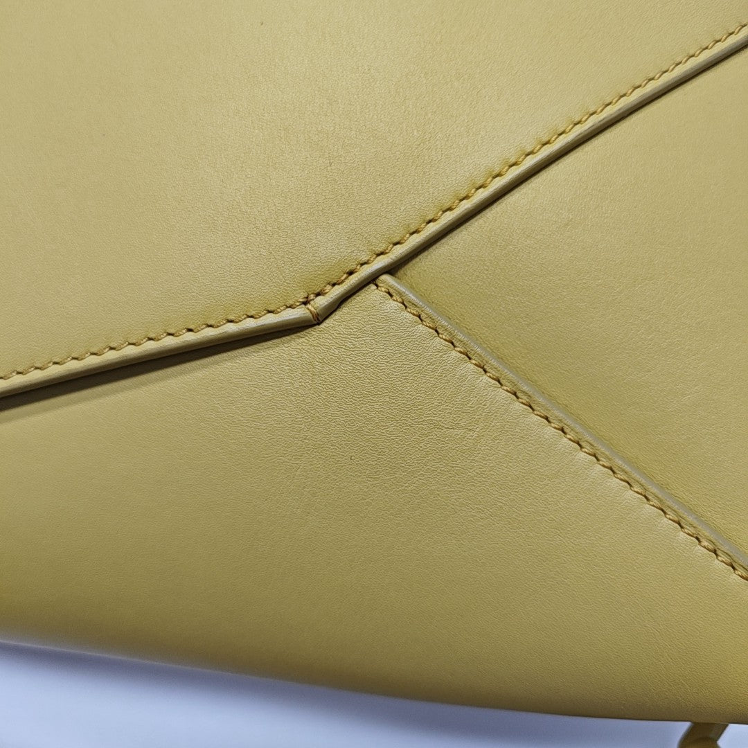Puzzle Small Calfskin Yellow