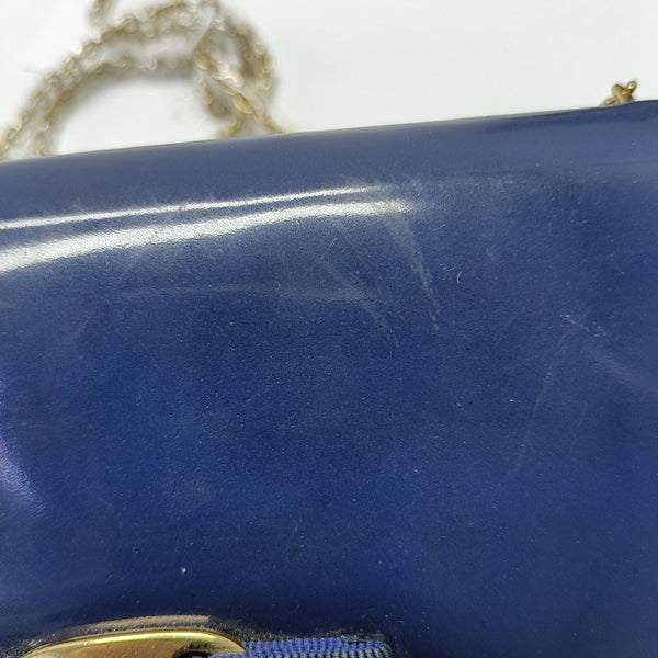 Ginny Calfskin Blue