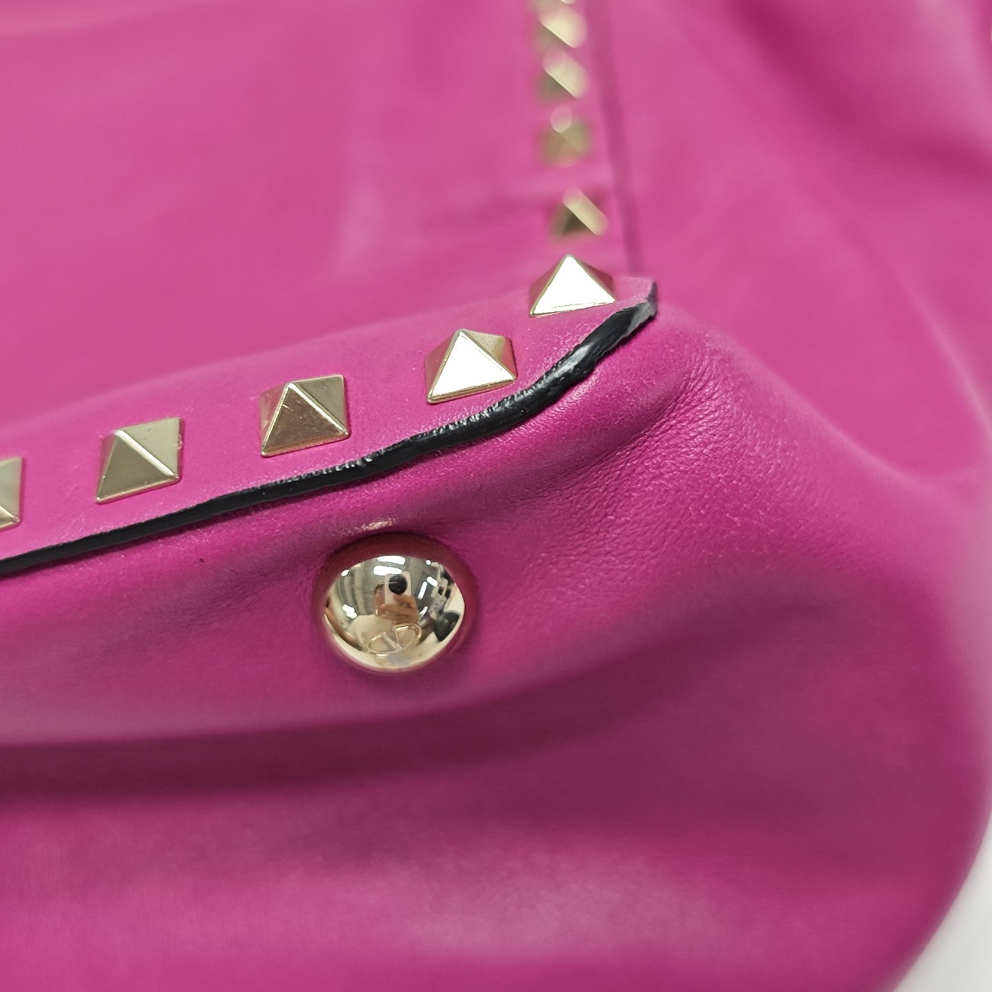 Rockstud Calfskin Purple