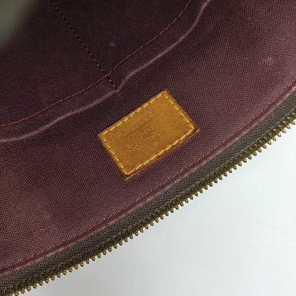 TURENNE Monogram Coated Canvas Brown