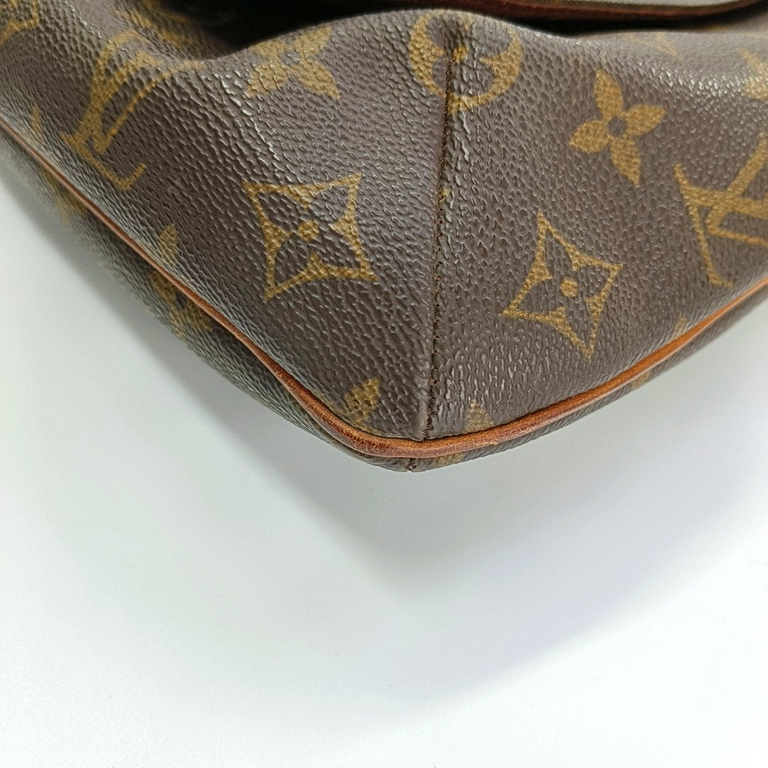 MUSETTE TANGO Monogram Coated Canvas Brown