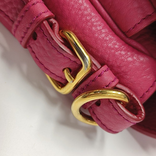 Calfskin Shoulder Bag Red