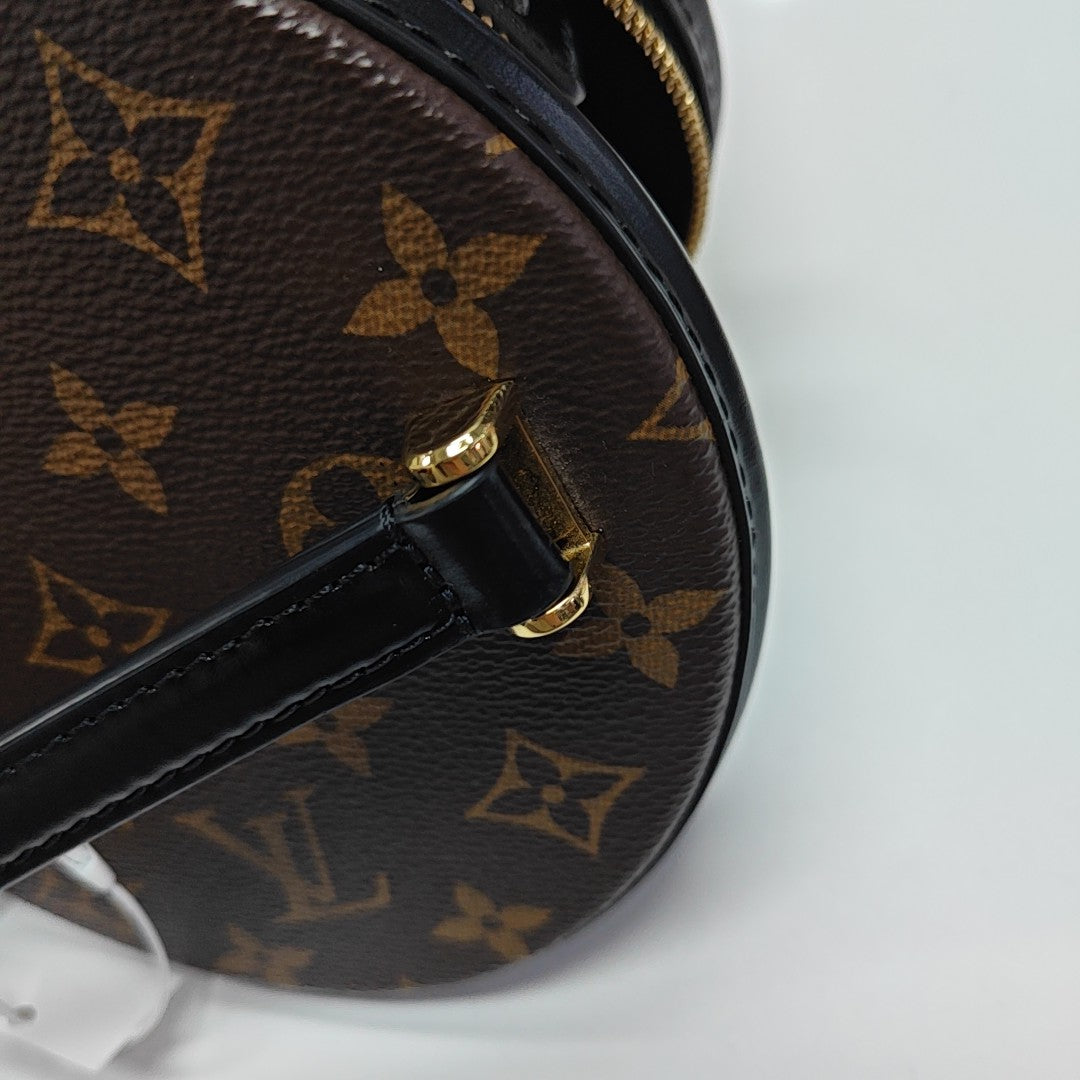 CANNES PM Monogram Coated Canvas Brown