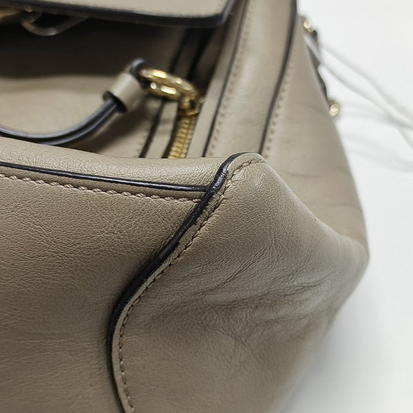 Faye Medium Calfskin Gray