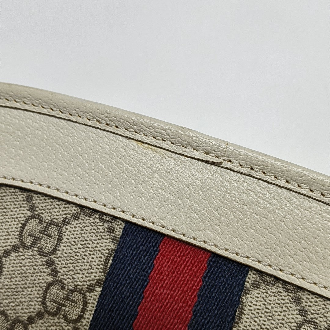 Ophidia Monogram Coated Canvas Beige