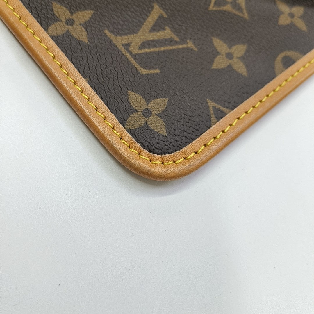 CARRYALL MM Monogram Coated Canvas Brown