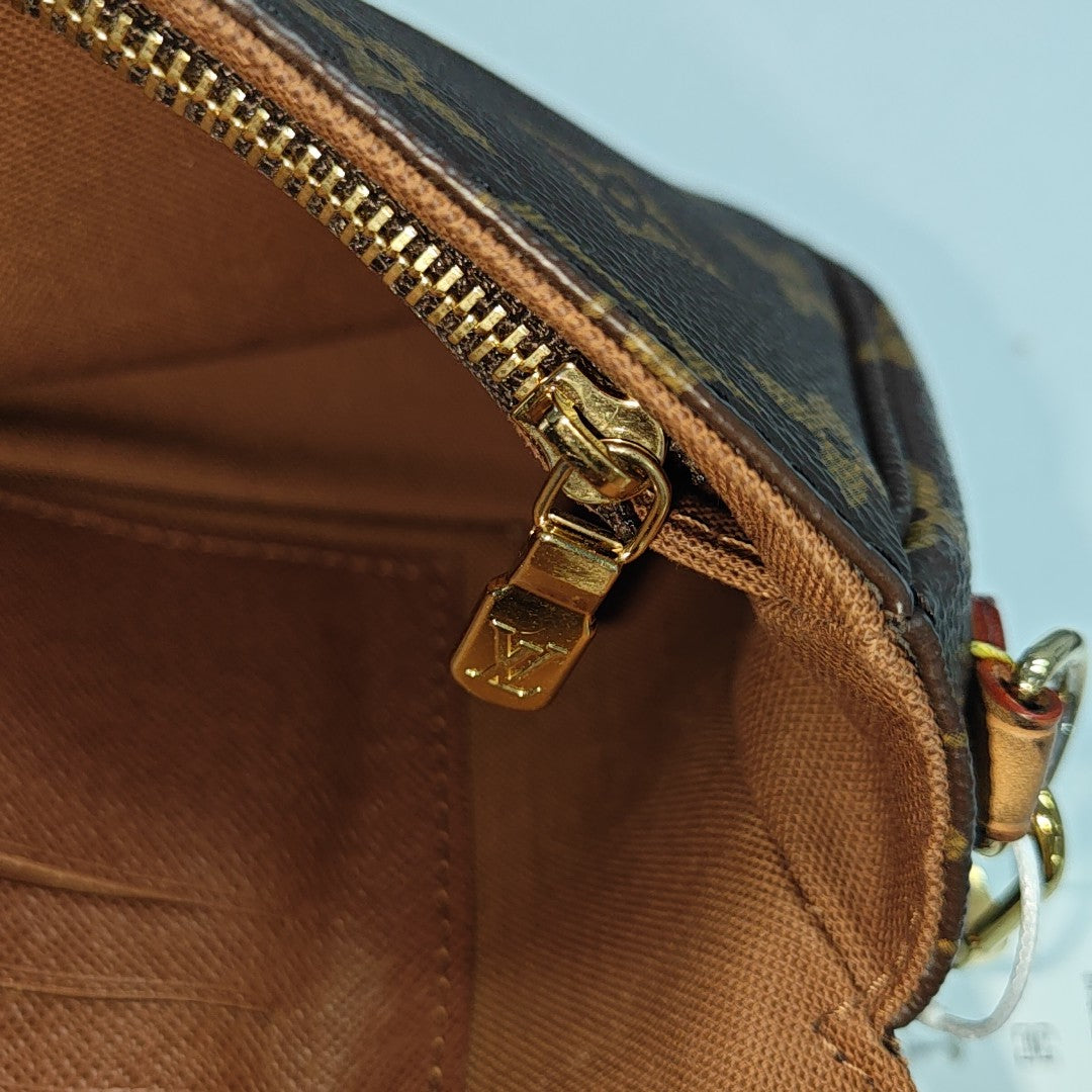 IVY Monogram Coated Canvas Brown