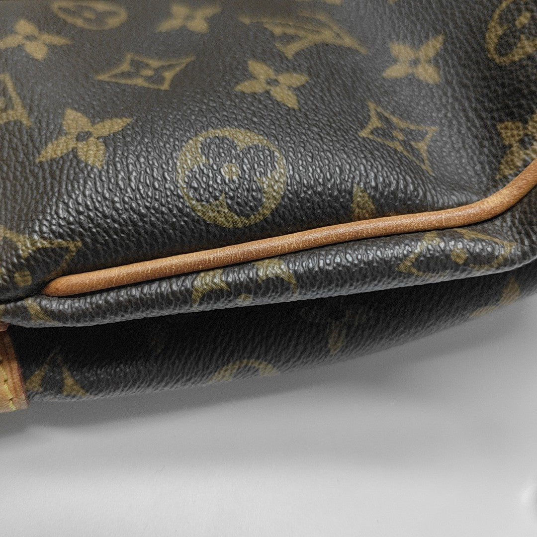 GALLIERA Monogram Coated Canvas Brown