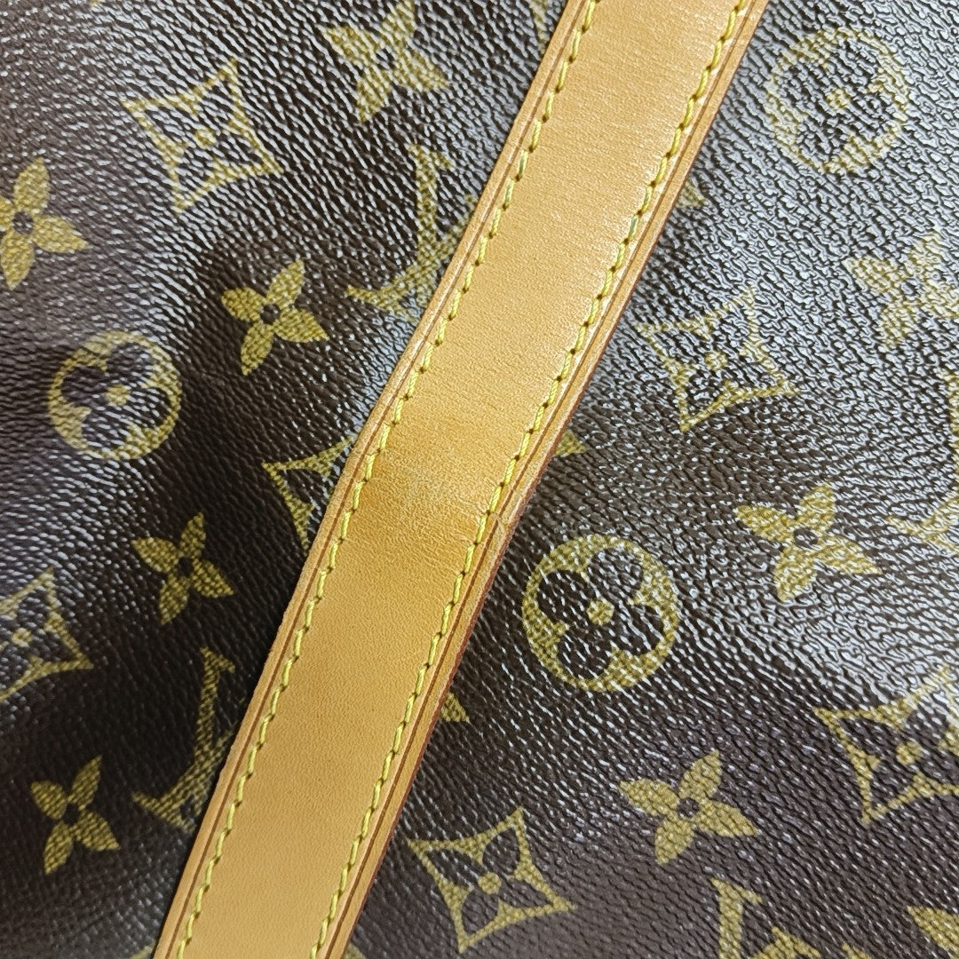 SAC SOUPLE 55 Monogram Coated Canvas Brown
