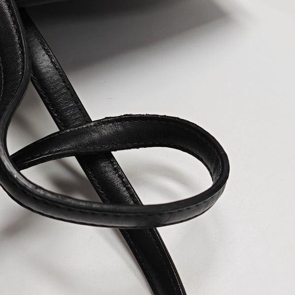 Panarea Cannage Coated Canvas Black
