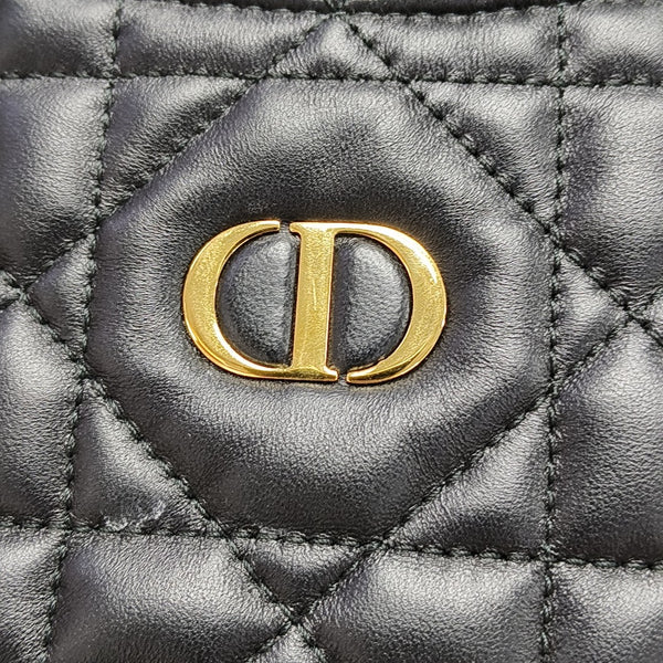 Miss Caro Mini Cannage Lambskin Black