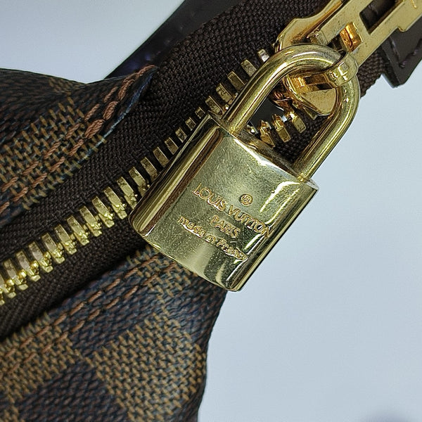 EOLE Damier Ebene Coated Canvas Brown