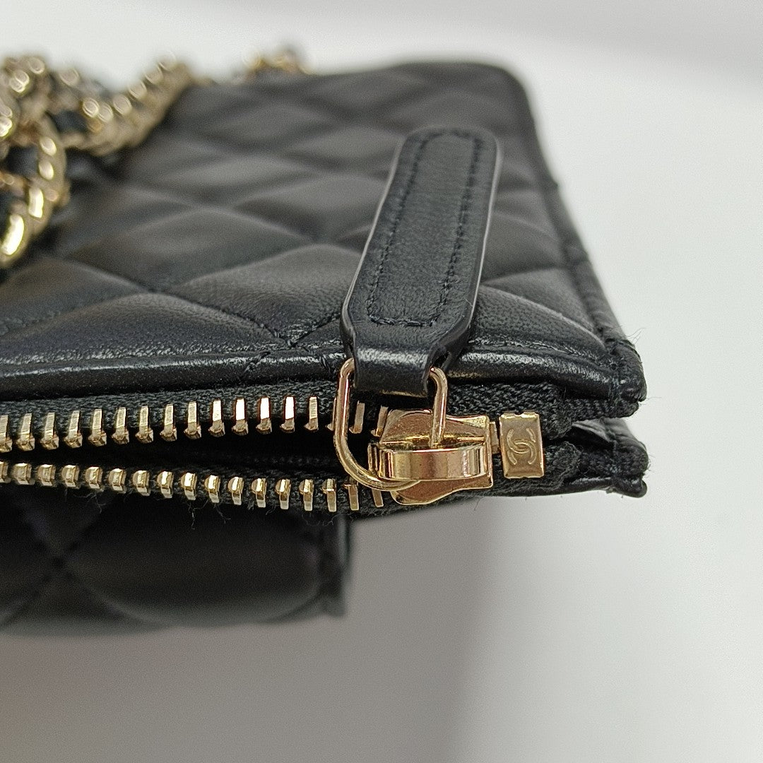 Quilted Lambskin Black