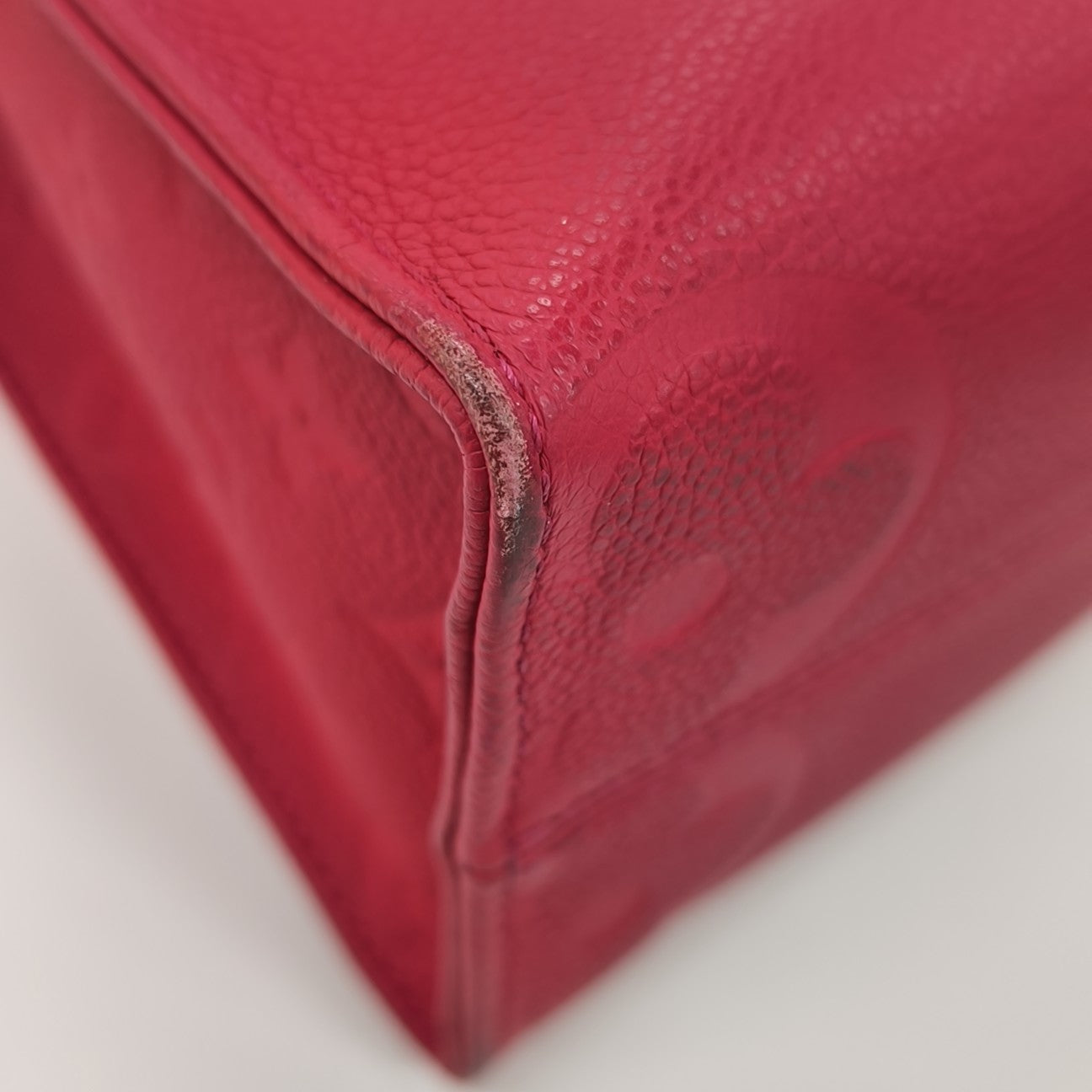 ONTHEGO PM Monogram Calfskin Red