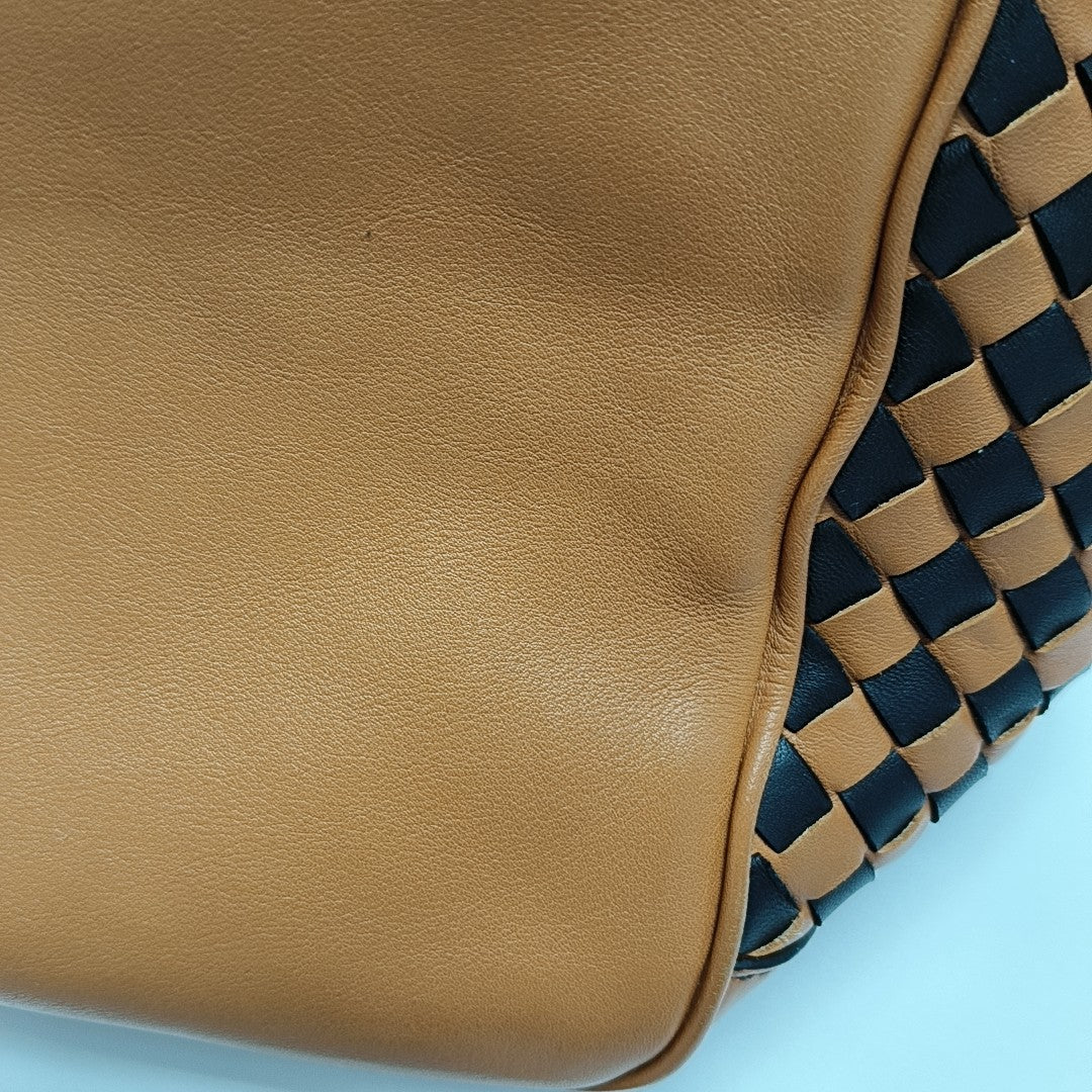 Calfskin Shoulder Bag Yellow