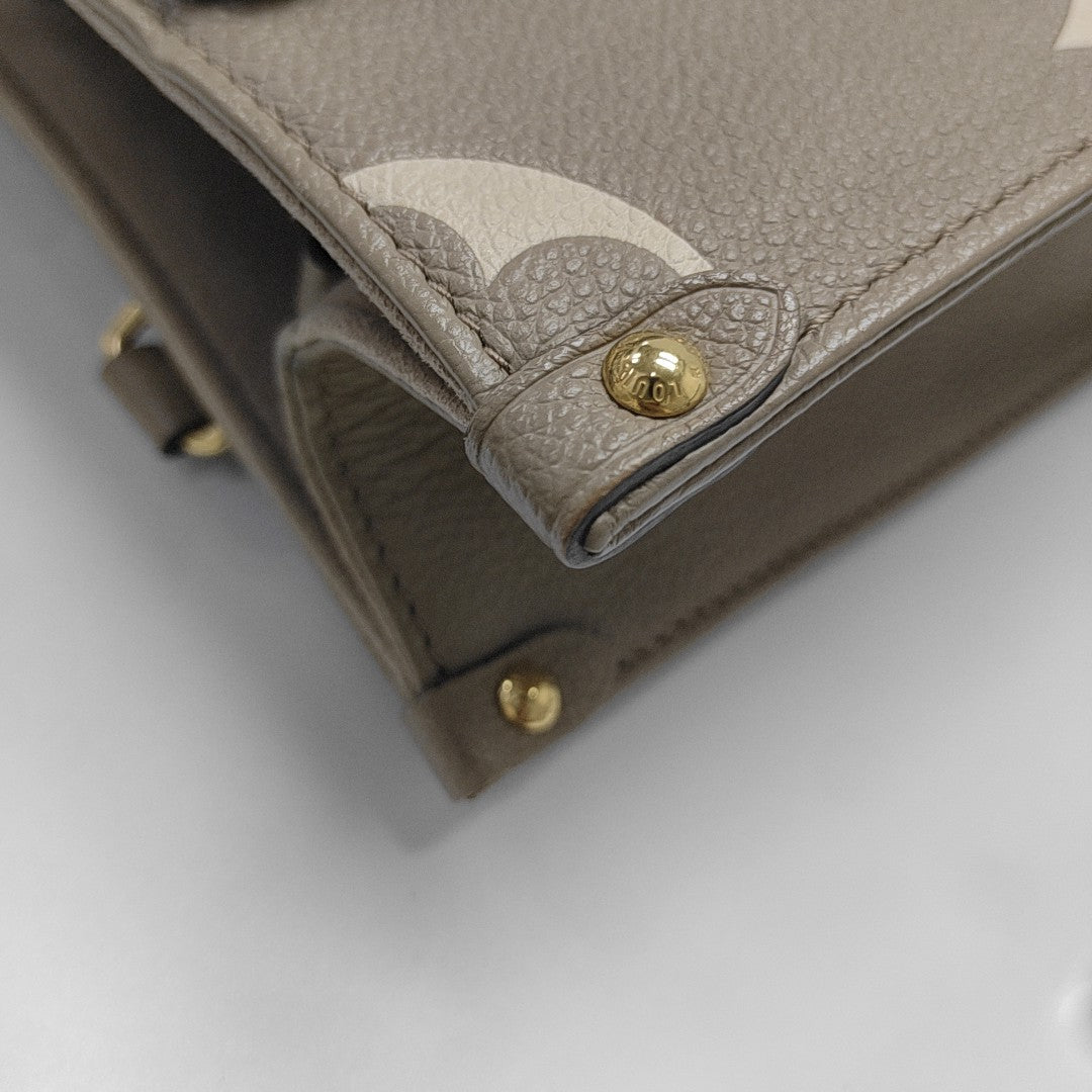 ONTHEGO PM Monogram Calfskin Gray