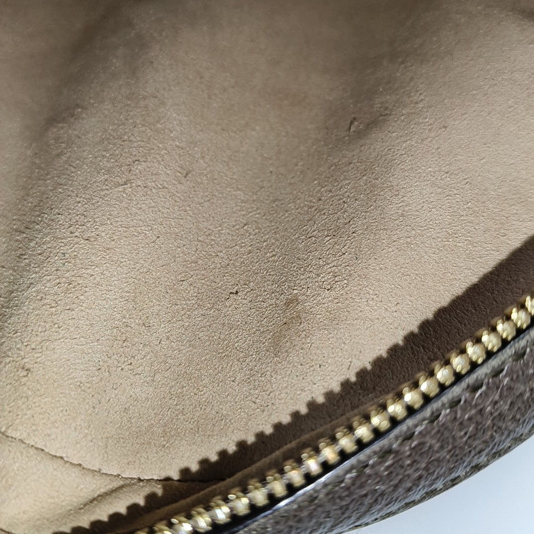 Ophidia Mini Monogram Coated Canvas Beige