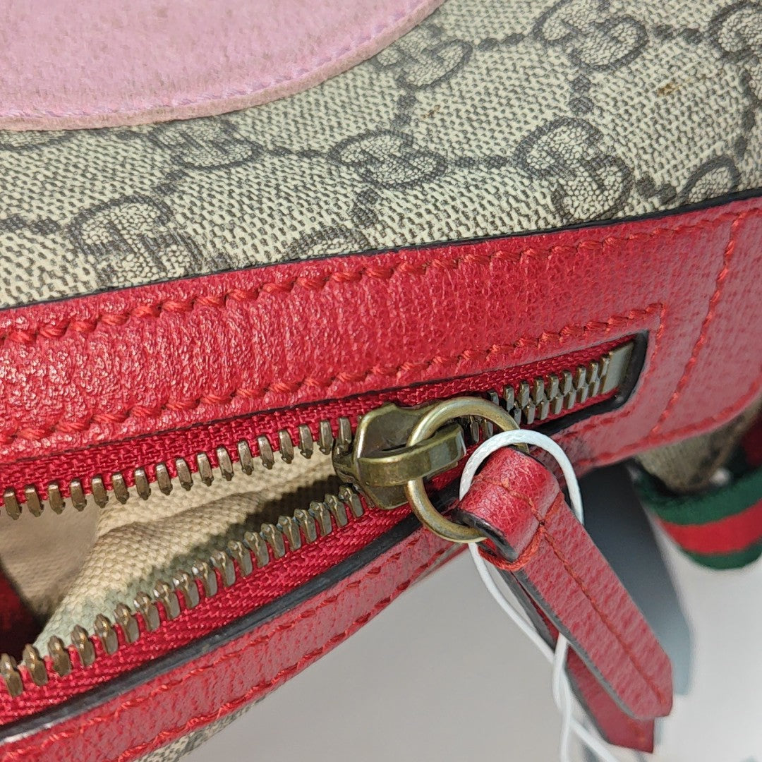 GG Supreme Monogram Coated Canvas Black