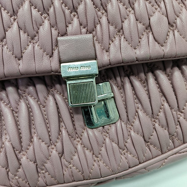 Quilted Lambskin Shoulder Bag Pink
