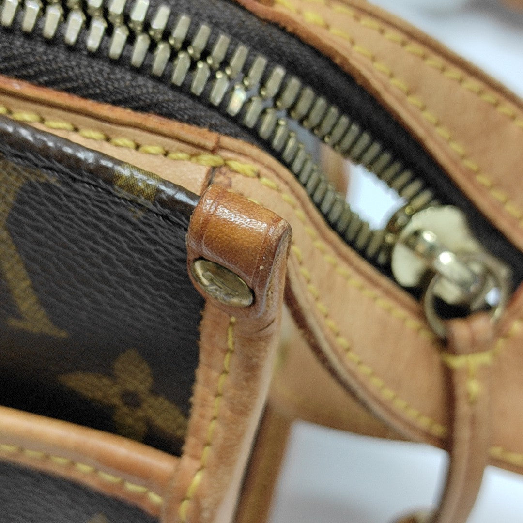 POPINCOURT Monogram Coated Canvas Brown