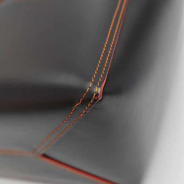 Monogram Calfskin Tote Bag Brown