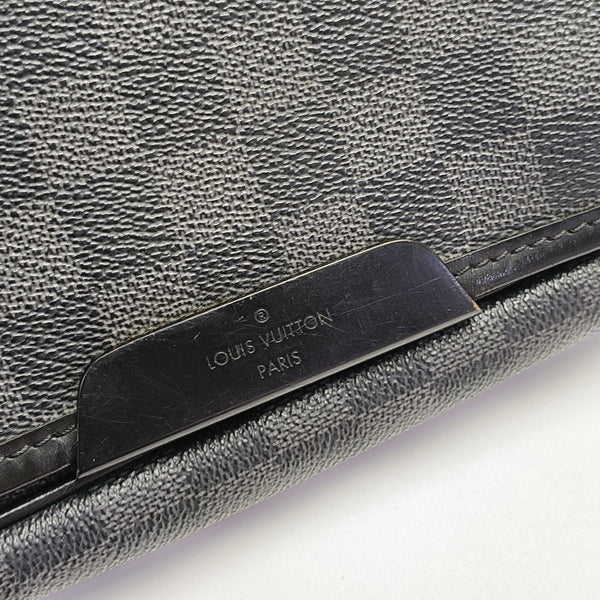 DANIEL Damier Graphite Coated Canvas Gray