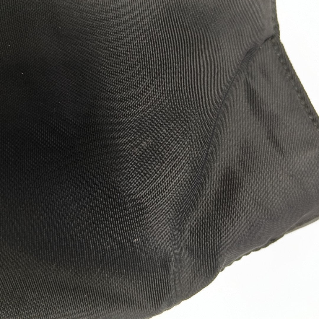 Nylon Shoulder Bag Black