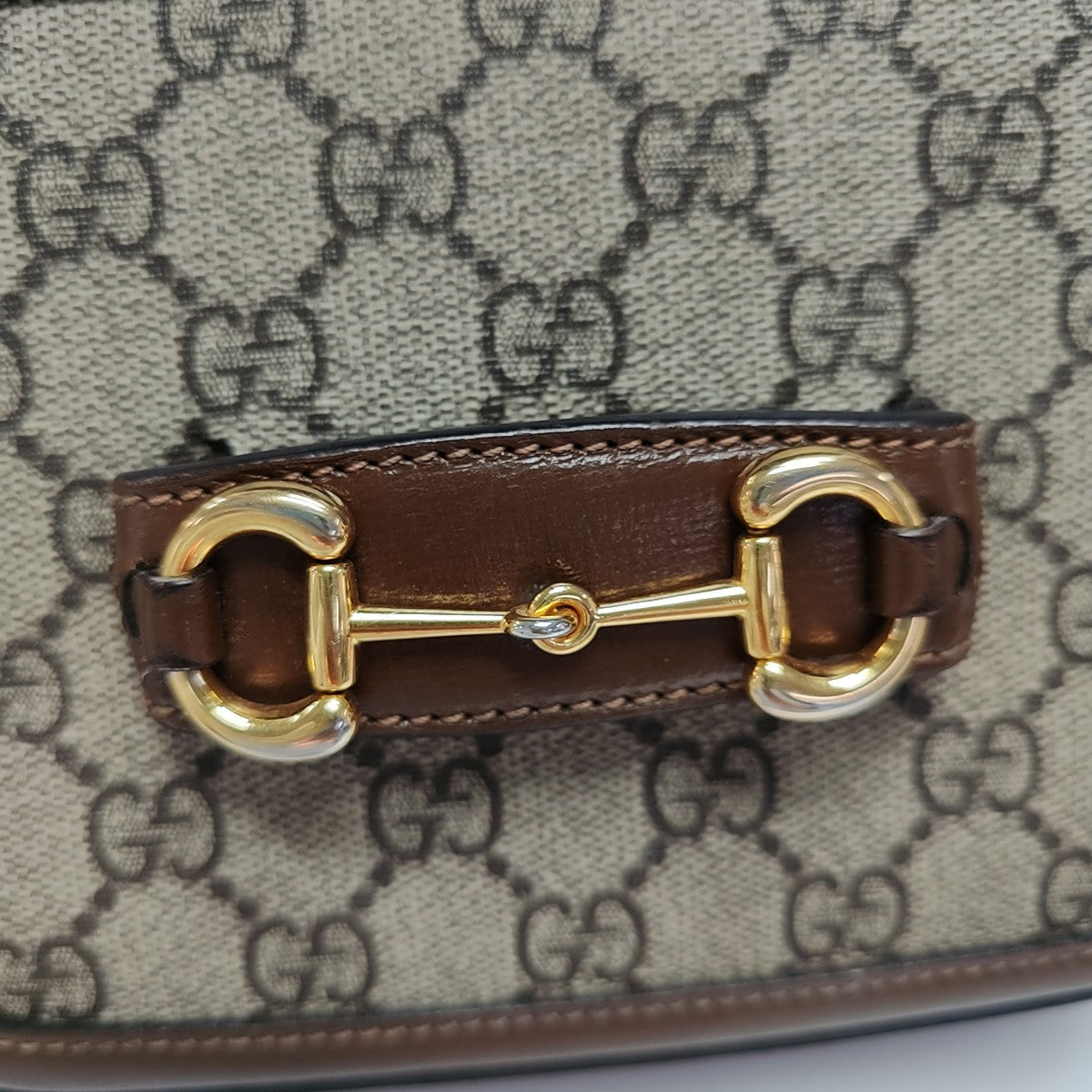 Horsebit 1955 Mini Coated Canvas Beige