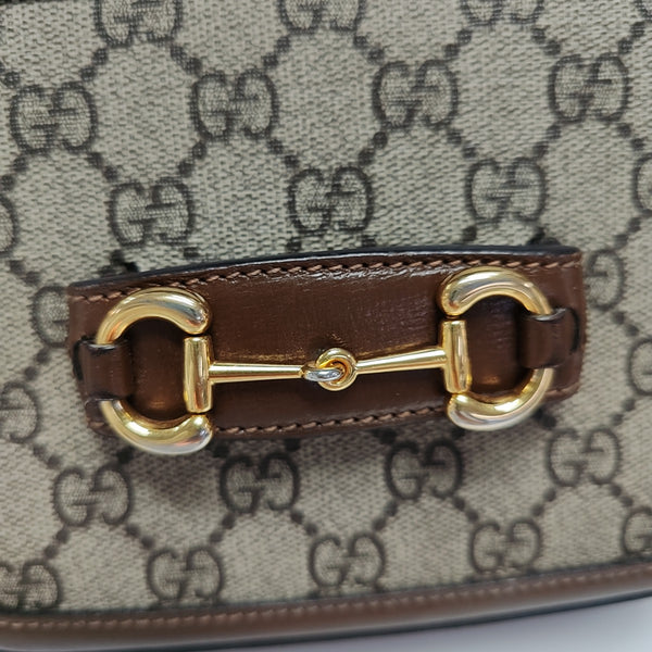 Horsebit 1955 Mini Coated Canvas Beige