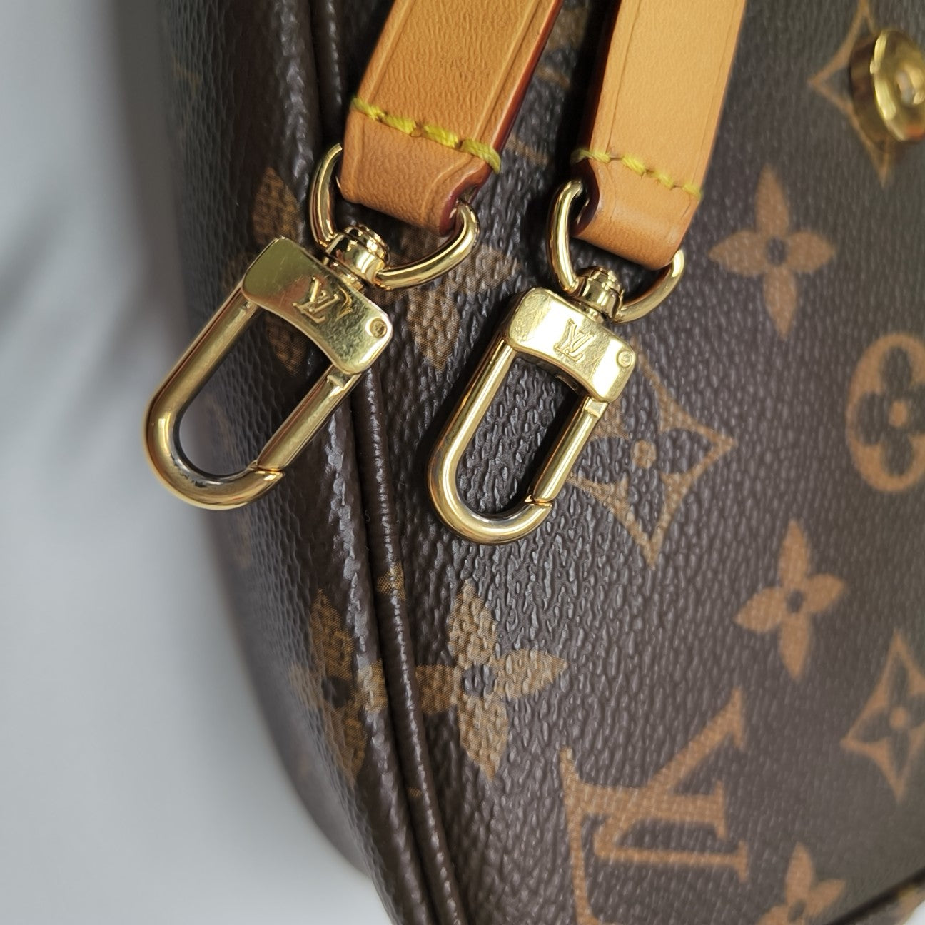 IVY Monogram Coated Canvas Brown