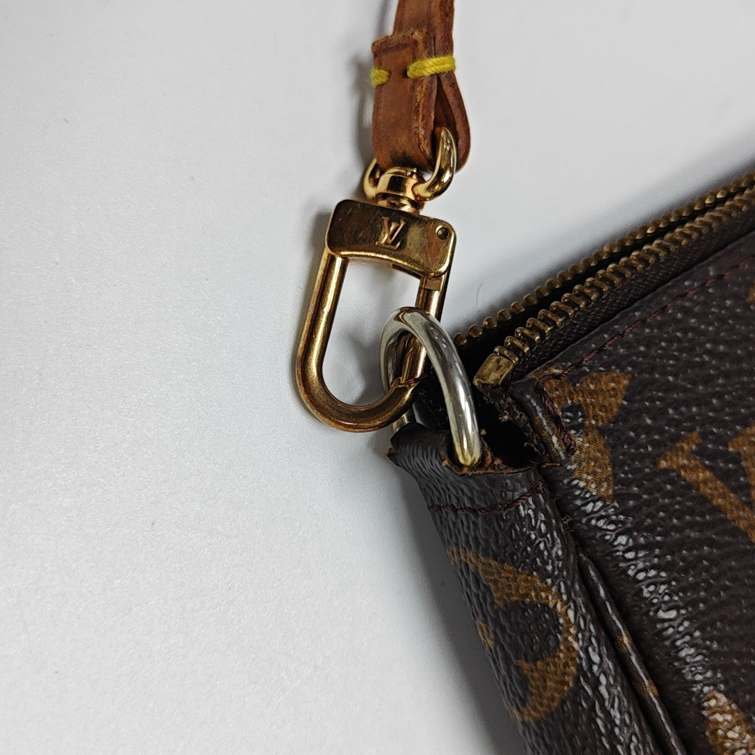 ACCESSOIRES Monogram Coated Canvas Brown