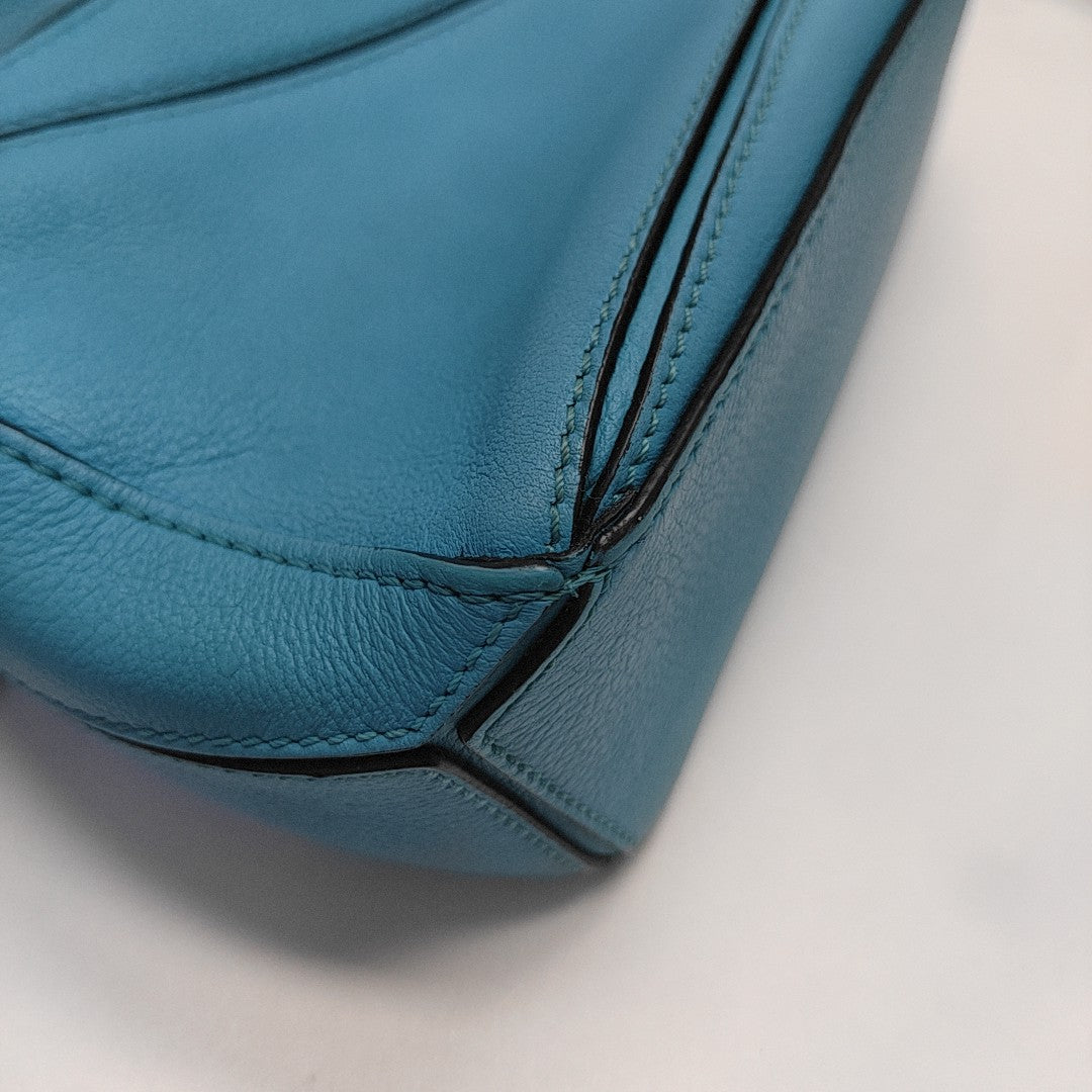 Puzzle Mini Calfskin Blue