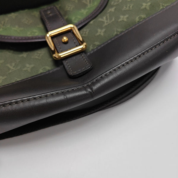 BERANGERE Monogram Canvas Green