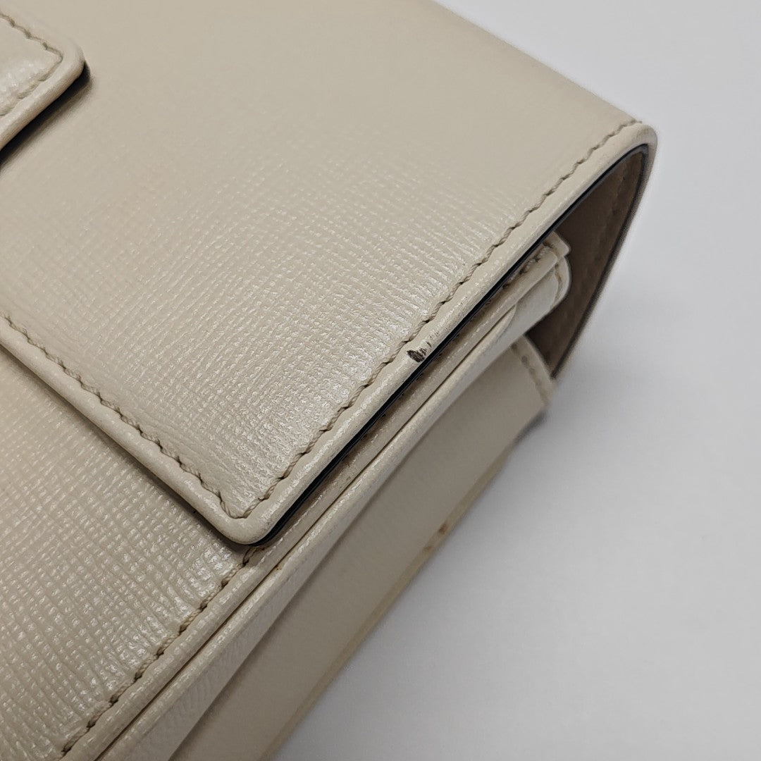 Stud Sign Calfskin White
