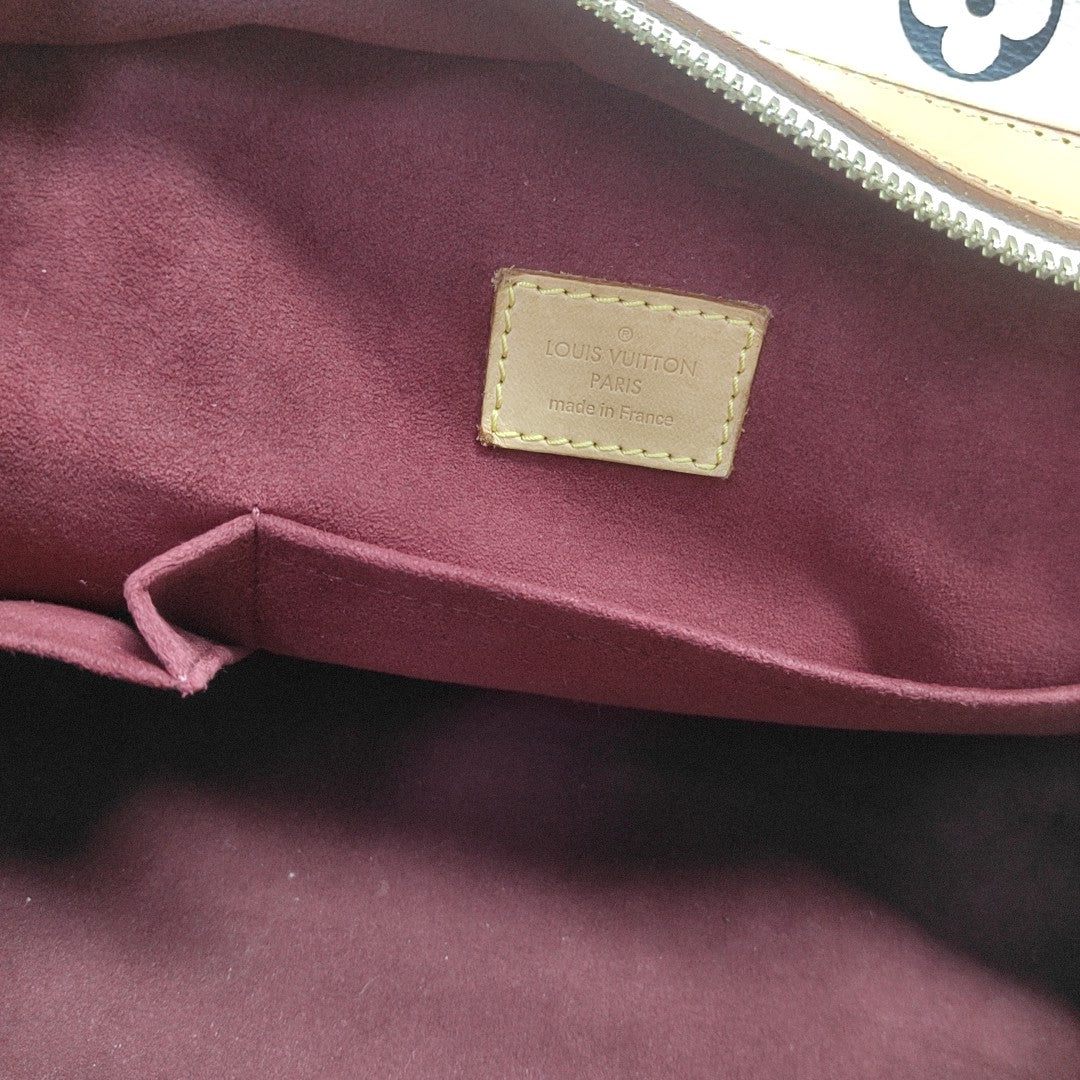LV × TM CLAUDIA Monogram Coated Canvas White