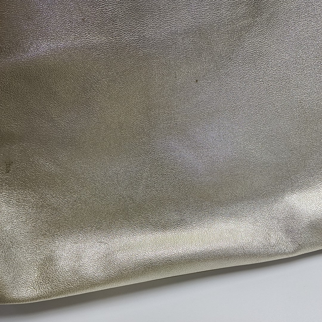 Calfskin Shoulder Bag Beige