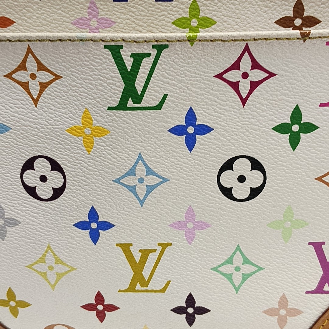 LV × TM BEVERLY MM Monogram Coated Canvas White