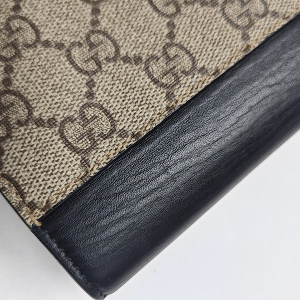 Padlock Monogram Leather Black Wallet