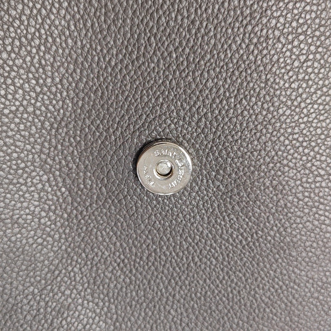 SUNSET Medium Calfskin Gray