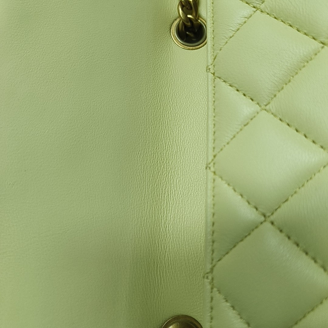 CLASSIC FLAP Mini Quilted Lambskin Yellow