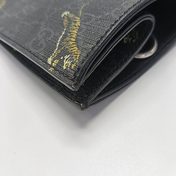 GG Supreme Monogram Coated Canvas Black