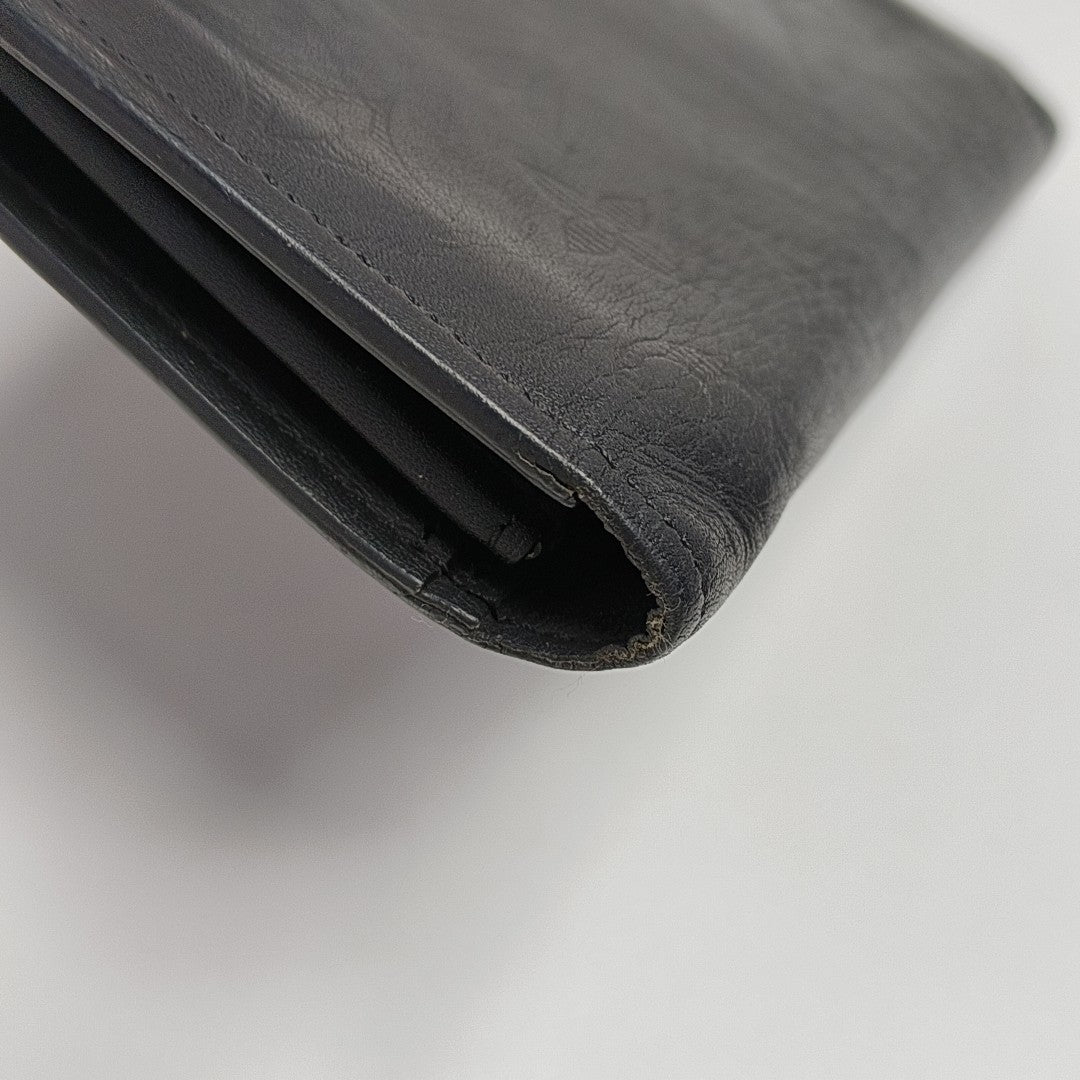 BRAZZA Monogram Calfskin Black Wallet
