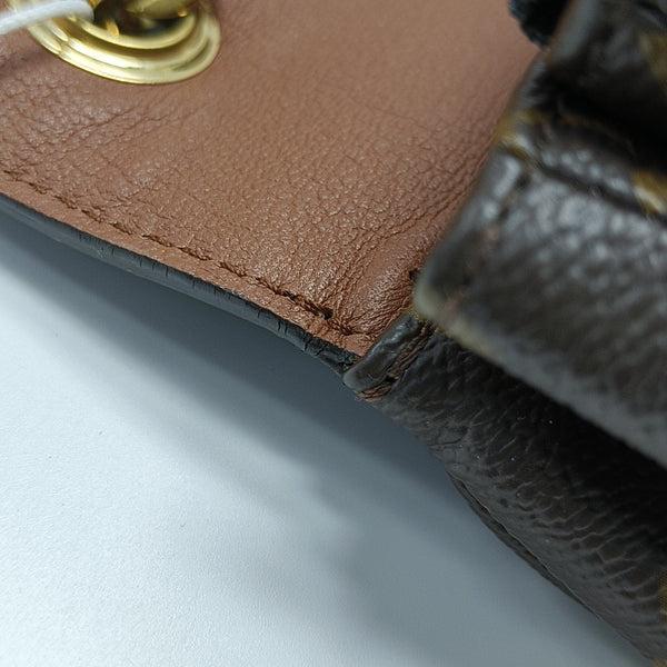 MARCEAU Monogram Coated Canvas Brown