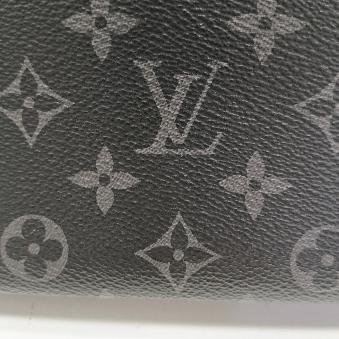 Pochette Voyag MM Monogram Coated Canvas Black