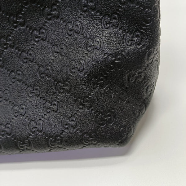 GG Imprime Monogram Calfskin Black