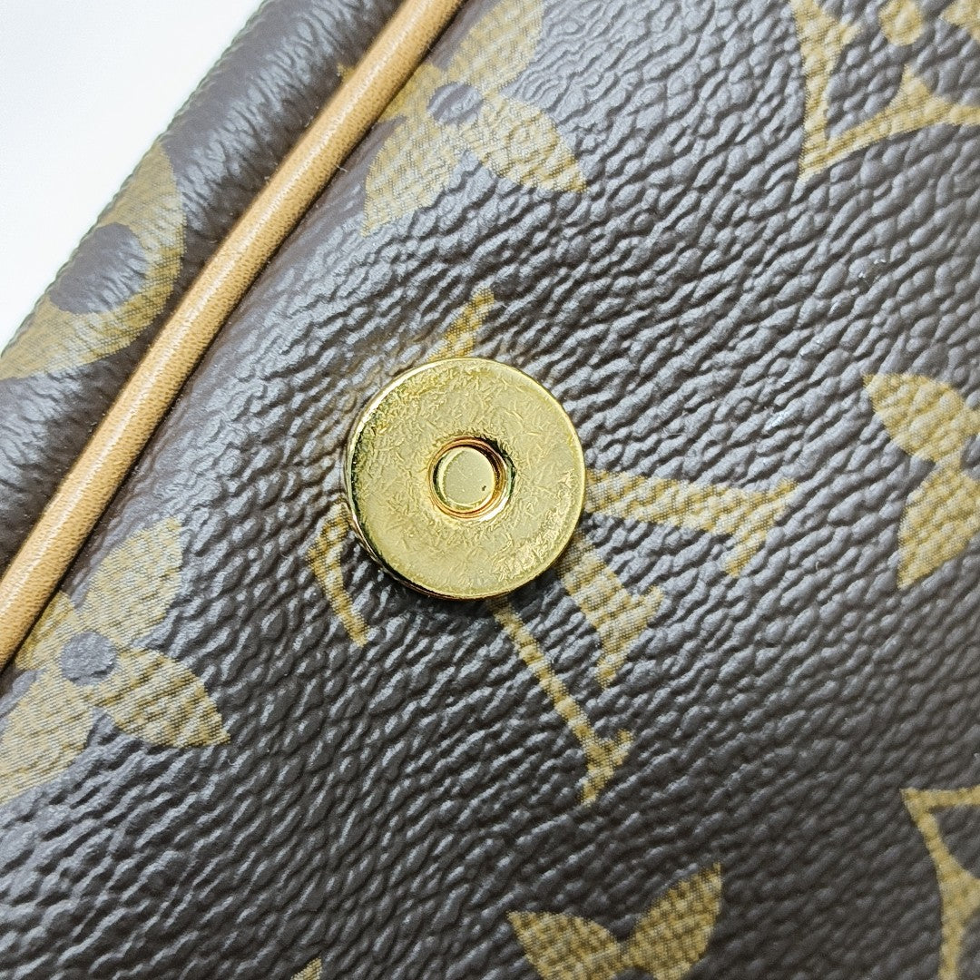 DIANE Monogram Coated Canvas Brown