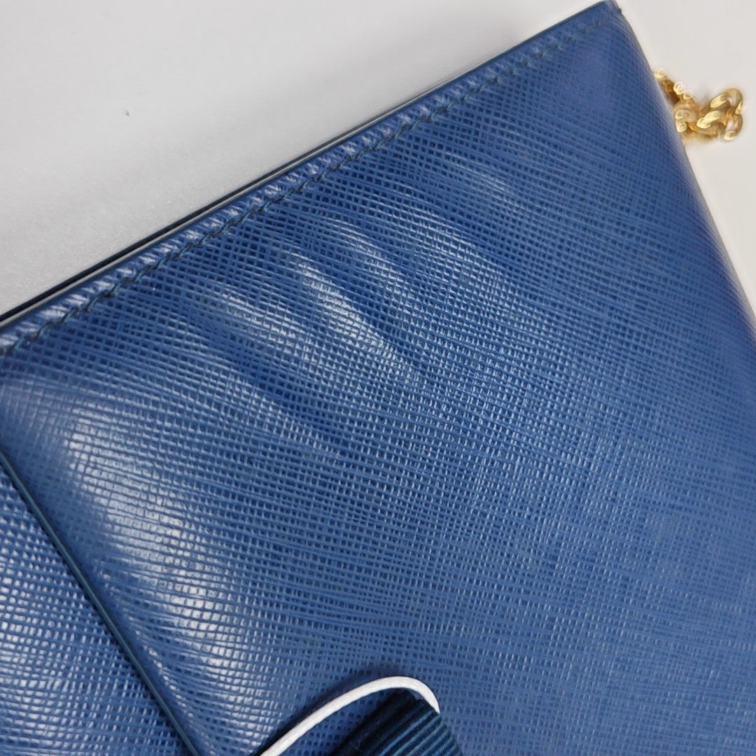 Ginny Calfskin Blue